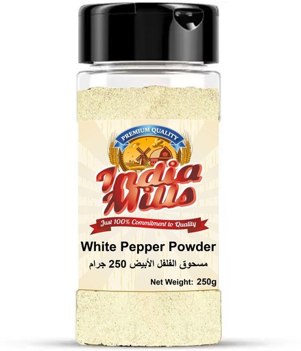 [IM-127] INDIA MILLS Jar WHITE PEPPER POWDER (24x250g)