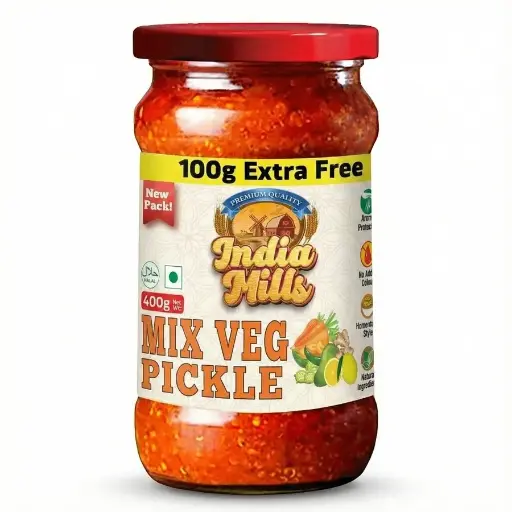 [IM-157] INDIA MILLS Mixed Veg NIS Pickle (12x400G)