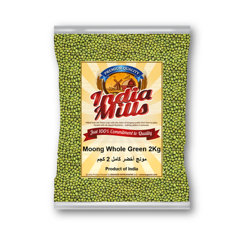 [IM-116] INDIA MILLS Moong Whole Green (12x2Kg)