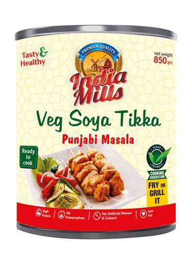 [IM-169] INDIA MILLS Soya Tikka Punjabi Masala(12x850g)