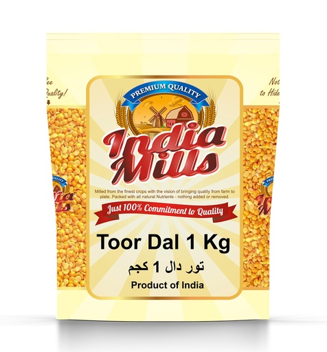 [IM-047] INDIA MILLS TOOR DAL (12X1KG)