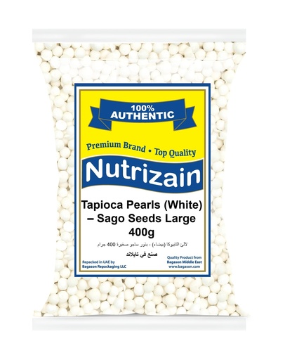 [NUT-30] Nutrizain Tapioca Pearl (White) Big(20x400gm)