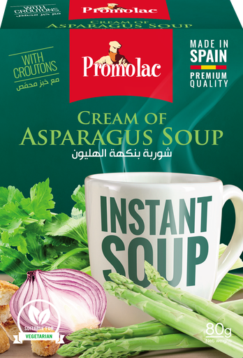 [PRL-012] PROMOLAC Instant Asparagus Cream Soup (12x80g)