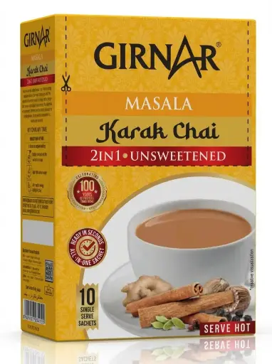 [GIR-05] Girnar Masala 2in1 Premix Tea (10 Sachets)(80gx36)