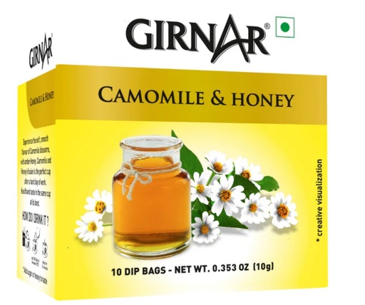 [GIR-21] Girnar Camomile Tea Honey Infusion(10 TeaBags)(24x10g)