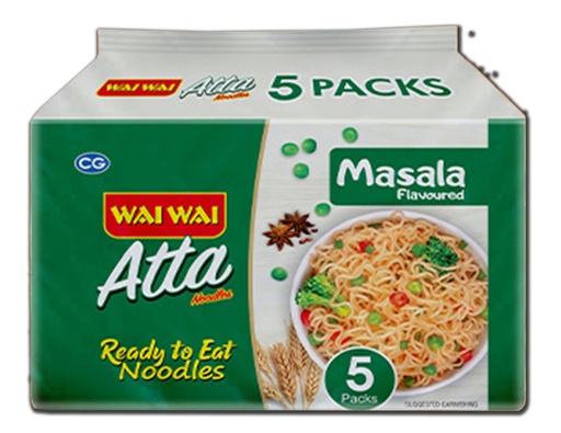 [WW-17] Wai Wai Atta Veg Flavour(12x5x75Gm)