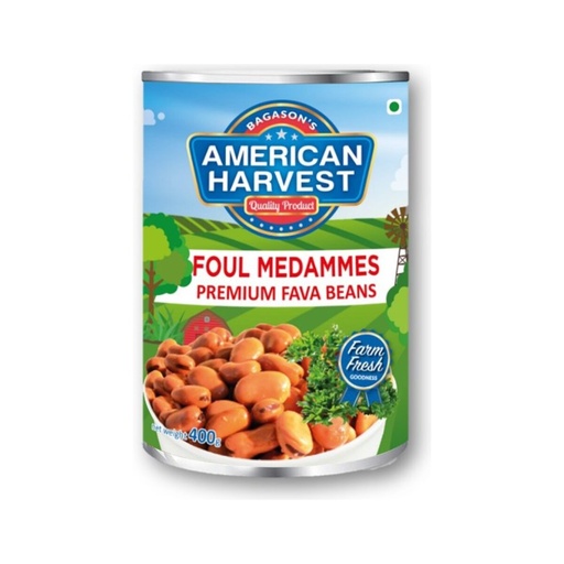[AH-178] AH Fava Beans (Foul Medammas Plain)(24x400g)
