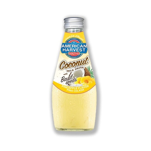 [AH-193] AH Coconut Milk Pineapple With Basil Seed (24x290ml)