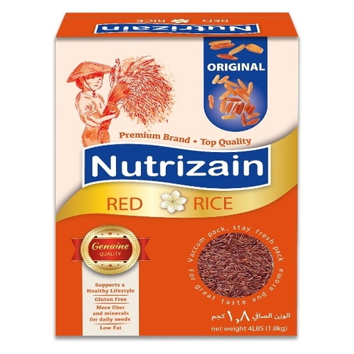 [NR-22] Nutrizain Red Rice (6x4lb)1.8kg