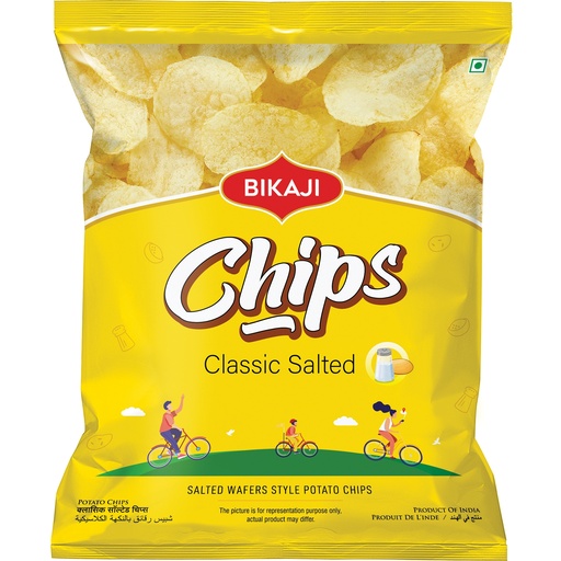 [BIK-53] Bikaji Potato Chips Classic Salted (12x80G)