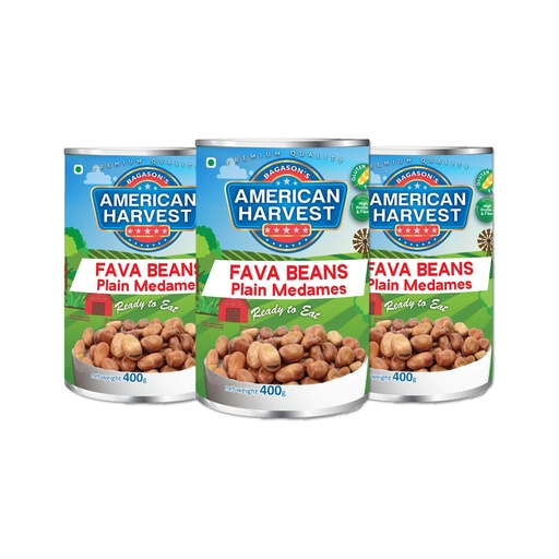 [OP-216] AH PROMO Fava Beans (Foul Medammas Plain)(3x400g)