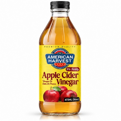 [AH-222] AH Apple Cider Vinegar 16oz(12x473ml)