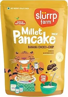 [SLF-06] Slurrp Farms Millet Pancake Mix: Banana Choco-chip (40x150 gms)