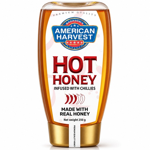[AH-227] AH Hot Honey Squeeze Jar (12x250g)