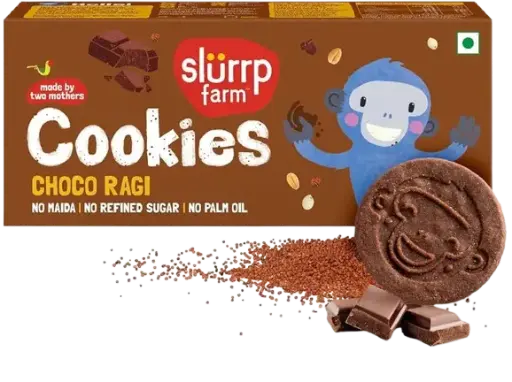 [SLF-31] Slurrp Farm Cookies: Choco Ragi (54x80g)
