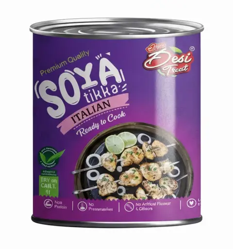 [DT-06] Desi Treat Soya Tikka - Italian(12x800g)